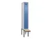 locker met bank,voor scheiding van kleding,HxBxD 2120x300x815mm,1vak