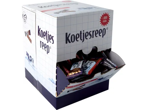 Chocolade Koetjesreep mini circa 180 stuks