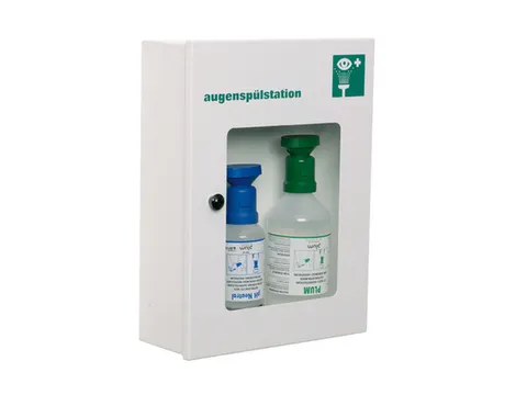 Armoire Kit Lave-Yeux P. Acide/Alcalin A. Flacons Lave-Yeux