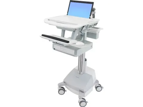 Laptop Cart Sla Powered 1 Drawer Eu