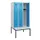 locker met bank,HxBxD 1950x900x815mm,3vak,vak B 300mm,cilinderslot