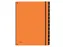 Sorteermap Pagna Trend 12 vaks A4 Pp Oranje