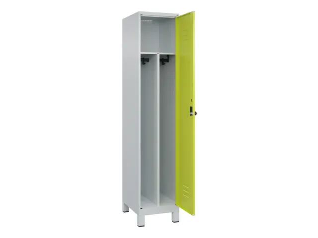locker voor scheiding van kleding,HxBxD 1950x400x500mm,1vak