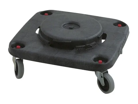 Rubbermaid Brute Dolly vierkant Zwart