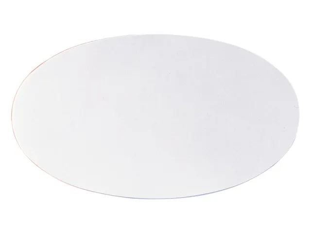 presentatiekaart,ovaal,HxB 110x190mm,wit