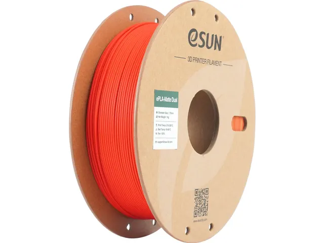 eSUN 3D printer Filament ePLA-Matte Dual 1,75 mm Rood/geel 1kg