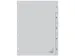 Intercal. a touches numerotees ECO Kangaro A4 gris carton 180gr 23 per