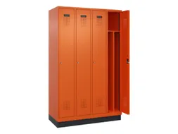 locker voor scheiding van kleding,HxBxD 1950x1200x500mm,4vak