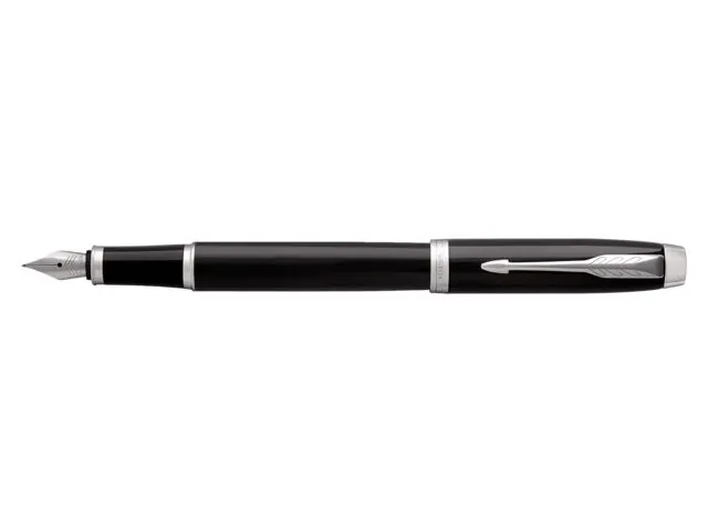 Vulpen Parker IM Black Lacquer CT Finish Medium Blauwe inkt