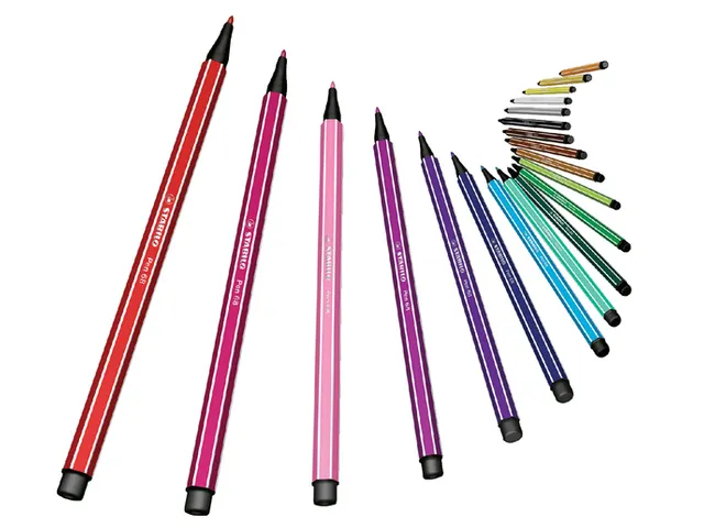 Viltstift STABILO Pen 68/30 medium vermiljoen