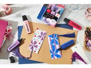 Markeerstift STABILO Boss Wildflower assorti 4 stuks - 5
