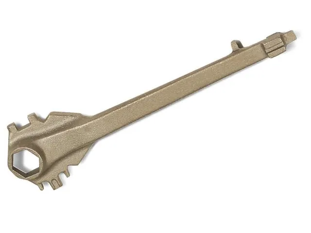 vatensleutel,LxB 460mmx120mm,brons,v. vatdeksel