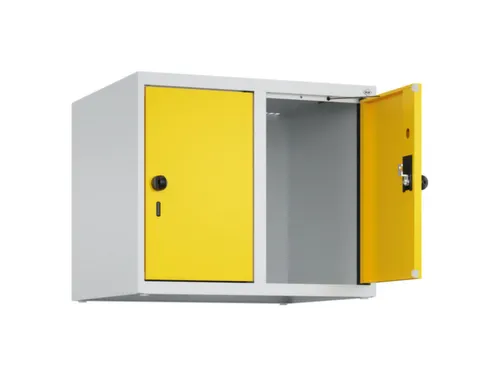 opzetkast,v. locker,2vak.,vak B 300mm,HxBxD 500x600x500mm,draaigrendel