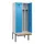 locker met bank,voor scheiding van kleding,HxBxD 2120x800x815mm,2vak