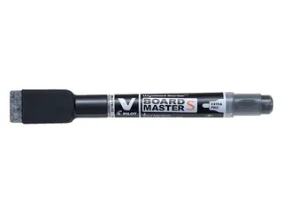 Whiteboardmarker Pilot V-Board Master S met Wisser Extra Fijn Zwart - 1