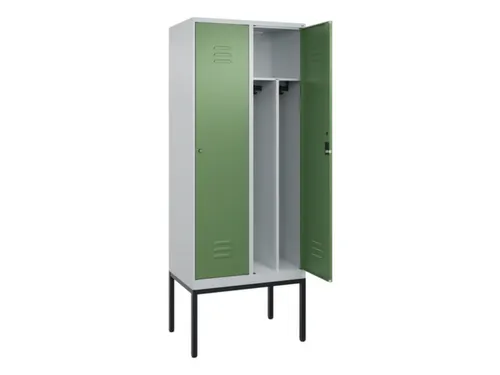 locker voor scheiding van kleding,HxBxD 2120x800x500mm,2vak