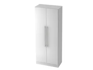 kantoorkast openslaande deuren HxBxD 1270x800x420mm hout eiken wit - 2