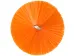 Hygiene 5379-7 pijpenborstel medium vezels 510mm Ø50mm oranje