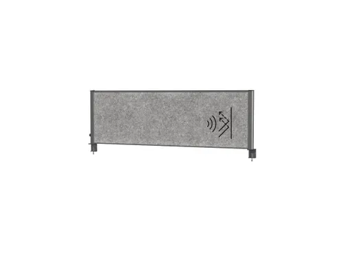 MAULconnecto scheidingsysteem Uplight 160x50cm Donker Frame Antraciet