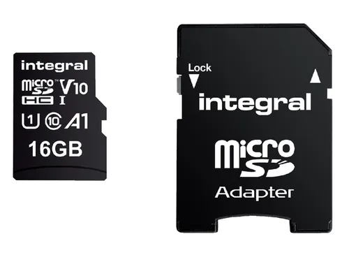 Geheugenkaart Integral microSDHC V10 16GB