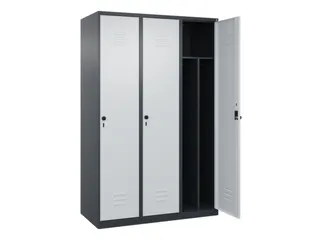 locker voor scheiding van kleding,HxBxD 1850x1200x500mm,3vak - 2