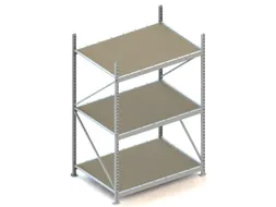 Breedvakstelling Basisveld Hxbxd 2200x1507x1050mm 3 Houten Legborden