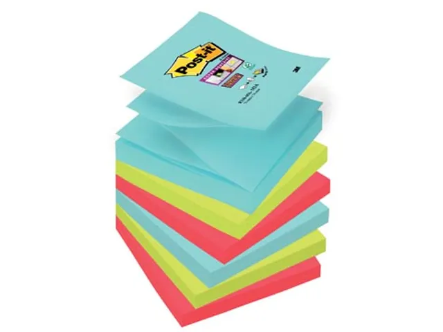 Super Sticky Notes Miami, Ft 76 X 76 Mm, 90 Vel
