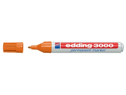 Viltstift edding 3000 rond oranje 1.5-3mm