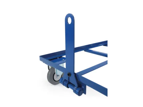 dissel en koppeling,v. onderwagen voor kratten,L 280mm,staal,RAL5010