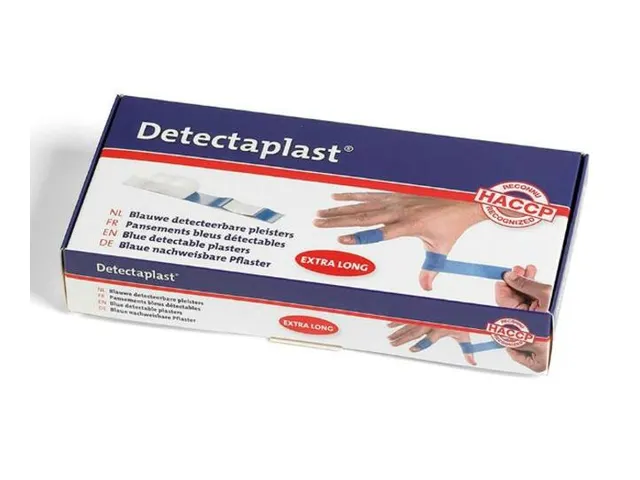 Detectaplast 8348 Textielpleister Elastisch Blauw 180x20mm 100 Stuks