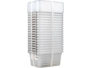 Donau Home Voedseldoos 1,5 Liter transparant kunststof - 3