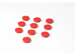 Memomagneten 30mm 10 Stuks Rood 10 stuks