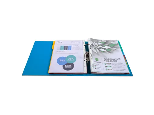 Ordner PP Prem'Touch A4maxi 80mm blauw