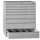 ladekast HxBxD 1000x1023x600mm 8laden RAL7035 front RAL7016