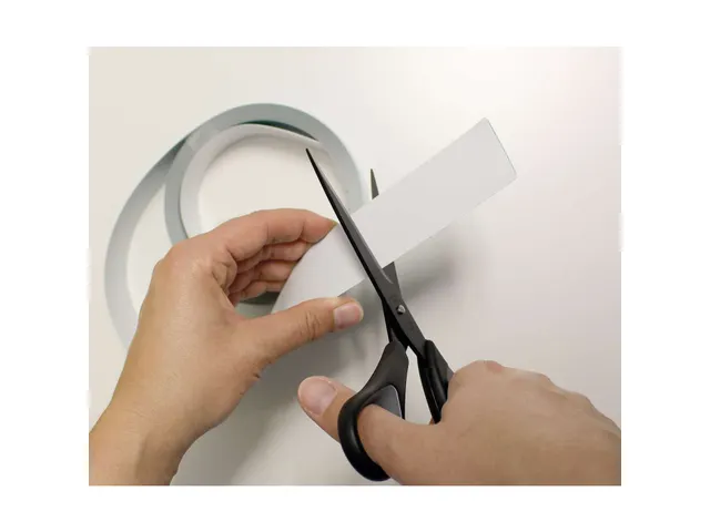 Magneetband Maul 35mmx1m Zelfklevend Wit + 3 Magneten