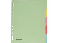 Tabblad Karton A4 Maxi Pastel Assorti 5-delig