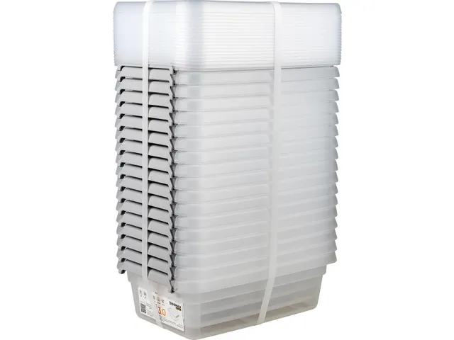 Donau Home Voedseldoos 3 Liter transparant kunststof