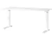 In hoogte verstelbaar bureau,HxBxD 680-910x1600x800mm,blad wit