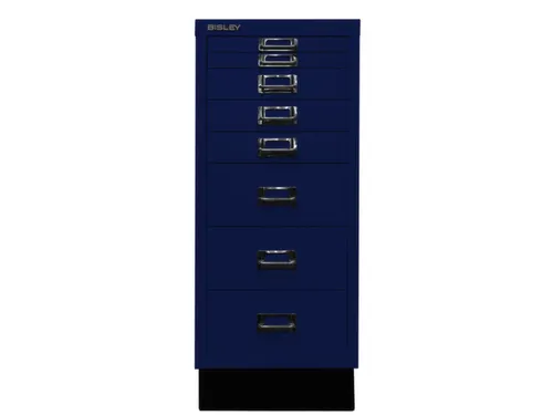kantoor-ladekast HxBxD 670x279x380mm 8 laden romp oxfordblauw staal