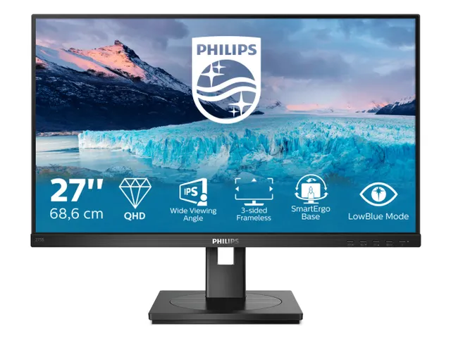 Philips S-Line LCD 27 inch Monitor IPS QHD 4ms 2560 x 1440