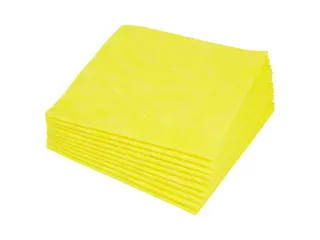 Sopdoek P42007 Geel A kwaliteit 38x40cm 1/4 Vouw 65 Stuks - 3