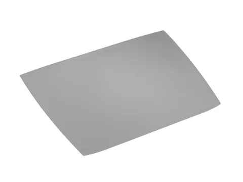 Schrijfonderlegger Artwork 590x470mm Met Transparante Cover PP Grijs