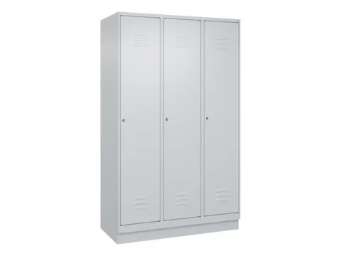 locker voor scheiding van kleding,HxBxD 1950x1200x500mm,3vak