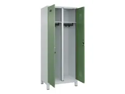locker voor scheiding van kleding,HxBxD 1950x800x500mm,2vak