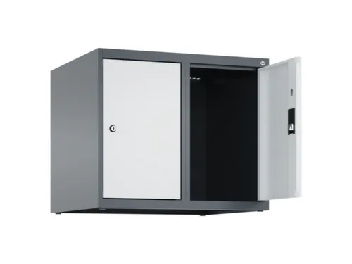 opzetkast,v. locker,2vak.,vak B 300mm,HxBxD 500x600x500mm,vleugeldeur
