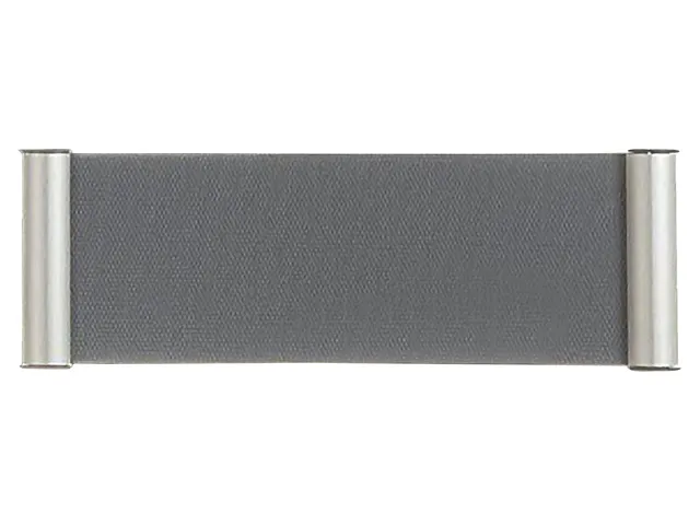 Deurbord Seco 105x297mm zilver 26mm profiel