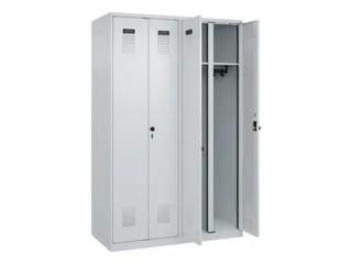 locker voor scheiding van kleding,HxBxD 1850x1200x500mm,4vak - 1