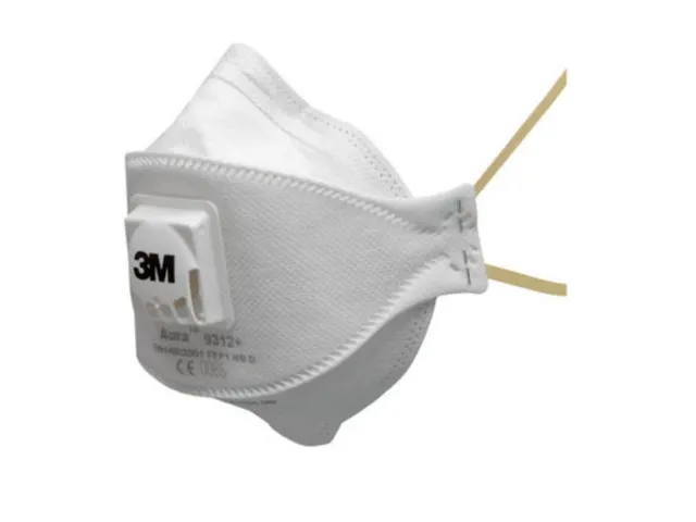 3M Aura 9312+ FFP1 stofmasker met uitademventiel, per 10 stuks