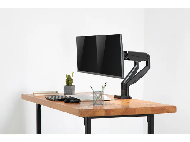 Monitorarm Digitus 2 Schermen met Gasveer en Klem