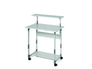 Verrijdbaar Computermeubel Trolley 80 VH Grijs - 2